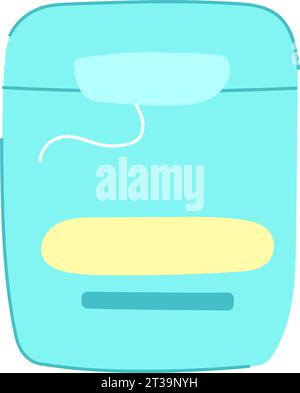 ing dental floss cartoon vector illustration Stock Vector Image & Art ...
