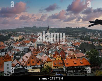 Town veiw of Český Krumlov, Czech Stock Photo