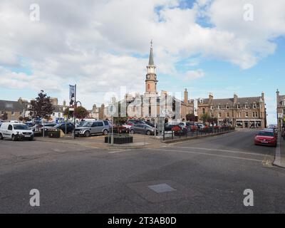 STONEHAVEN, UK - SEPTEMBER 14, 2023: View of the city of Stonehaven Stock Photo
