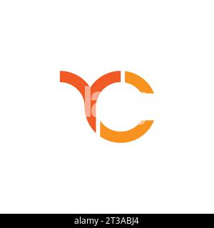 YC logo, YC Monogram, Initial YC Logo, Letter YC logo, Icon, Vector Stock Vector