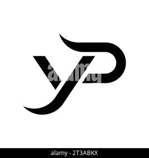 YP logo, YP Monogram, Initial YP Logo, Letter YP logo, Icon, Vector Stock Vector