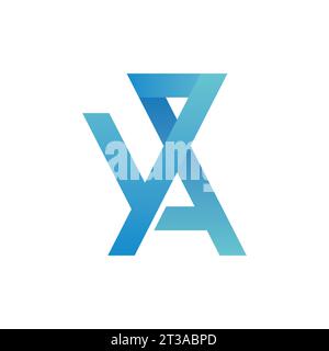YA logo, YA Monogram, Initial YA Logo, Letter YA logo, Icon, Vector Stock Vector