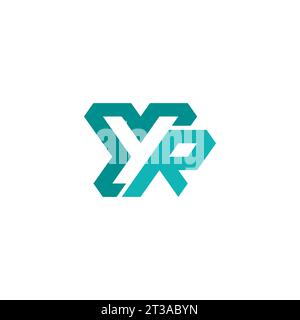 YR Logo, YR Monogram, Initial YR Logo, Letter YR negative space logo, Icon, Vector Stock Vector