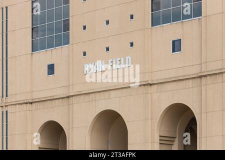 Ryan Field, built in 1926, is home to the Northwestern University Wildcats NCAA football team. Stock Photo