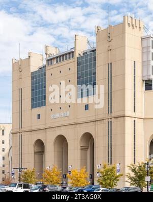 Ryan Field, built in 1926, is home to the Northwestern University Wildcats NCAA football team. Stock Photo