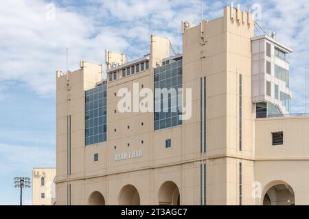 Ryan Field, built in 1926, is home to the Northwestern University Wildcats NCAA football team. Stock Photo