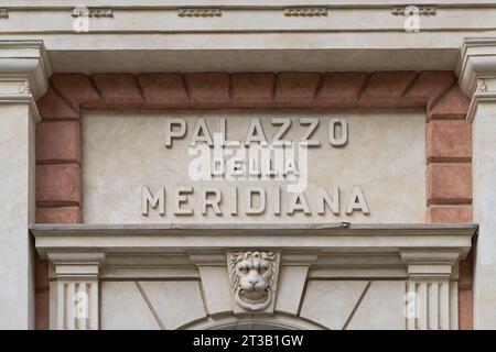 Palazzo Gerolamo Grimaldi or Palazzo Della Meridiana in Genoa. GENOVA - 1 MAY,2019 Stock Photo