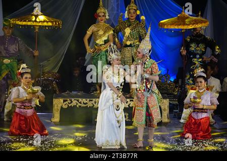 Asean Panji Festival is a festival that tells the story of Panji Asmarabangun and Dewi Candrakirana which has been recognized by UNESCO. Stock Photo