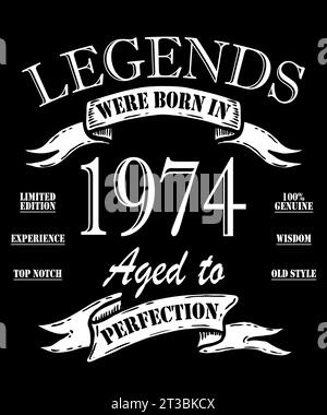 アート・デザイン・音楽 First Born : 1968-1975 Legends were born in 1975. Awesome since 1975. Limited