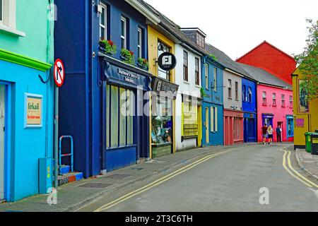 Kinsale Main Street County Cork Republic of Ireland River Bandon Stock Photo