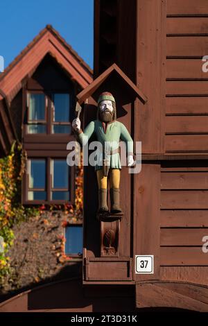 Bryggen Hansa Quarter, Hansakvarteret Bryggen, Norway Stock Photo