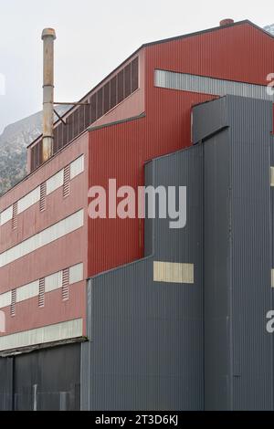 Odda is a town in Ullensvang Municipality in Vestland county, Hardanger district, Norway Stock Photo