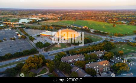 Waco, TX - September 22, 2023: Ferrell Center on the Campus of Baylor University Stock Photo