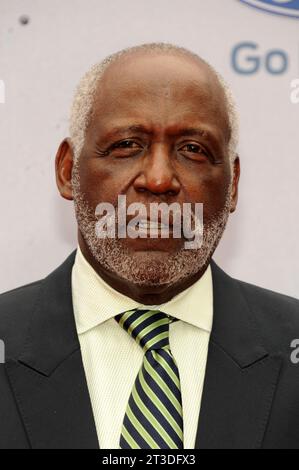 **FILE PHOTO** Richard Roundtree Has Passed Away. LOS ANGELES, CA - JUNE 30: Richard Roundtree at the 2013 BET Awards at Nokia Theatre L.A. Live on June 30, 2013 in Los Angeles, California. Credit: MediaPunch Inc. Stock Photo