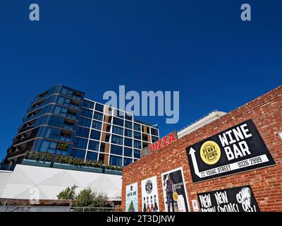 Melbourne Australia /  Penny Young Bar and dining in Young Street; Moonee Ponds.The Melbourne Cafe and Restaurant scene is thriving and  Moonee Ponds Stock Photo