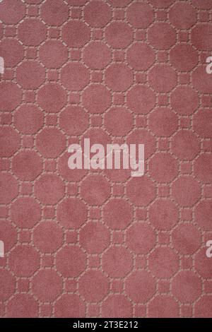 Geometric velvet texture pink wallpaper for background Stock Photo