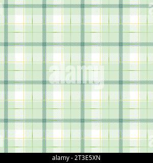 Tartan textile background pattern in vector form; plaid vector check fabric seamless Stock Vector