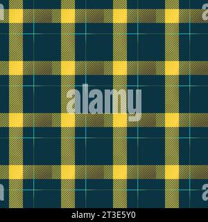 Tartan textile background pattern in vector form; plaid vector check fabric seamless Stock Vector