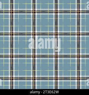Tartan textile background pattern in vector form; plaid vector check fabric seamless Stock Vector