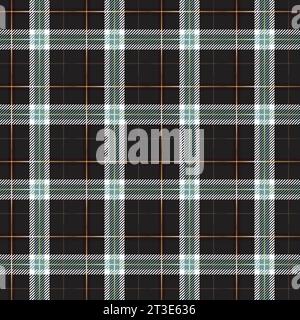 Tartan textile background pattern in vector form; plaid vector check fabric seamless Stock Vector