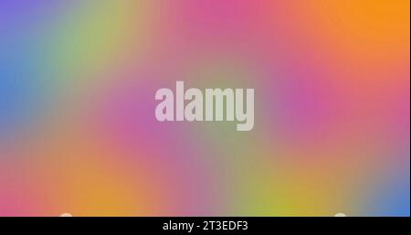 Vibrant color gradation. Abstract blurry. Colors vary with position, resulting in smooth color transitions. Purple, pink, blue, yellow, orange, green Stock Photo