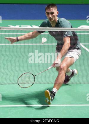 Christo Popov of France during the Yonex Internationaux de France 2023 ...