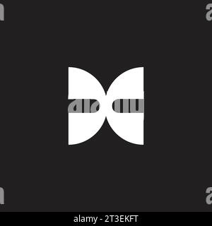 letter x dc simple geometric monogram logo vector Stock Vector