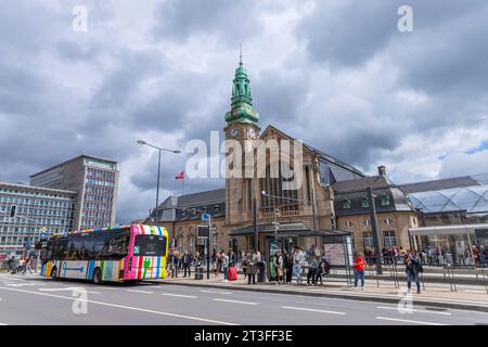 Luxembourg - August 1, 2023: Gare Centrale (Central Station). Train station in Luxembourg City, Luxembourg Stock Photo