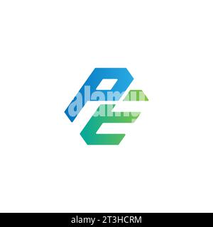 PE logo, PE Monogram, Initial PE Logo, Letter PE logo, Icon, Vector Stock Vector