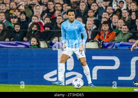 Rotterdam, Netherlands. 25th Oct, 2023. ROTTERDAM, NETHERLANDS - OCTOBER 25: during the Group E - UEFA Champions League 2023/24 match between Feyenoord and SS Lazio at Stadion Feijenoord on October 25, 2023 in Rotterdam, Netherlands. (Photo by Andre Weening/Orange Pictures) Credit: Orange Pics BV/Alamy Live News Stock Photo