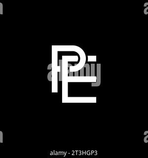 PE logo, PE Monogram, Initial PE Logo, Letter PE logo, Icon, Vector Stock Vector