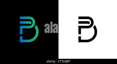 PD DP Logo, PD DP Monogram, Initial DP PD Logo, Letter DP PD Logo, Icon, Vector Stock Vector