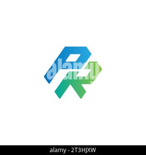PR logo, PR Monogram, Initial PR Logo, Letter PR logo, Icon, Vector Stock Vector