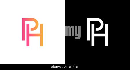 PH logo, PH Monogram, Initial PH Logo, Letter PH logo, Icon, Vector Stock Vector