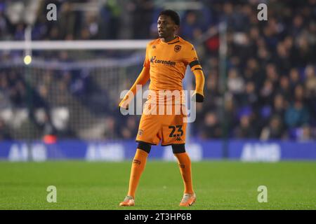 Jaden Philogene-Bidace Of Hull City Is Held Up By Peter Kiso Of ...