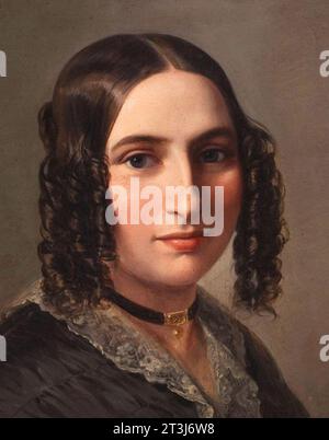 Fanny Mendelssohn (1805 – 1847) German composer and pianist Stock Photo