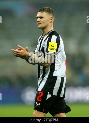 Newcastle United's Kieran Trippier after the UEFA Champions League Group F match at St. James' Park, Newcastle upon Tyne. Picture date: Wednesday October 25, 2023. Stock Photo