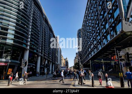 Cannon Street, City of London EC4, UK Stock Photo