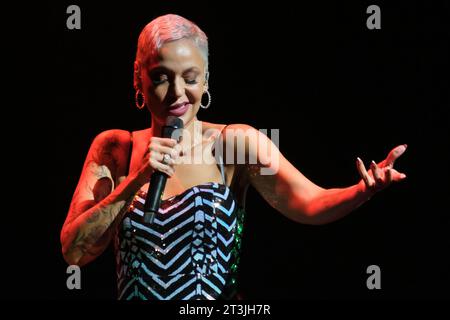 The singer Mariza (Marisa dos Reis Nunes)  performs during the Fado festival at the Teatro Real in Madrid, September 24, 2023, Spain Featuring: Mariza Where: Madrid, Spain When: 24 Sep 2023 Credit: Oscar Gonzalez/WENN Stock Photo