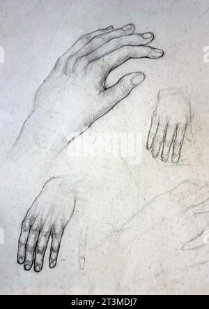 Original art drawing Structure fine art Out line eye Stock Photo - Alamy
