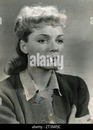 Danish actress Bodil Kjer in the movie Din Fortider Glemt, Denmark 1949 Stock Photo