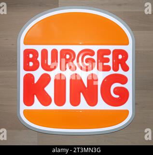 Burger King arrives in Sarajevo: The first store opens its doors to the public Stock Photo