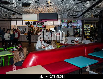 Burger King arrives in Sarajevo: The first store opens its doors to the public Stock Photo