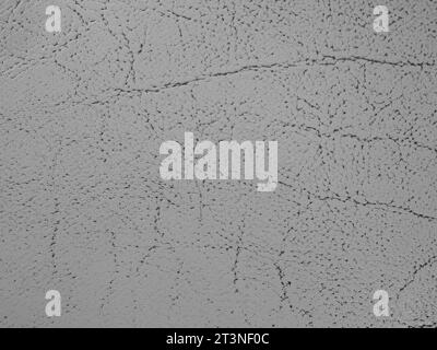 Old Artificial leather. Synthetic leather. Leatherette background, grey color Stock Photo