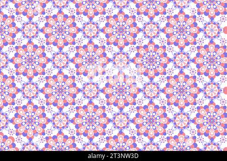 Goiânia, Goias, Brazil – October 26, 2023: Continuity print design suggestion with geometric and colorful shapes. Stock Photo