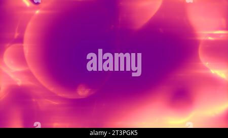 rose and orange glowing disco dance dense benign forms - abstract 3D illustration Stock Photo