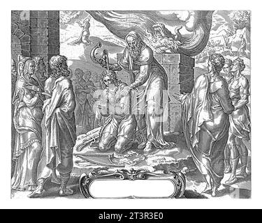 David is anointed king. Samuel anoints David and the spirit of the Lord ...