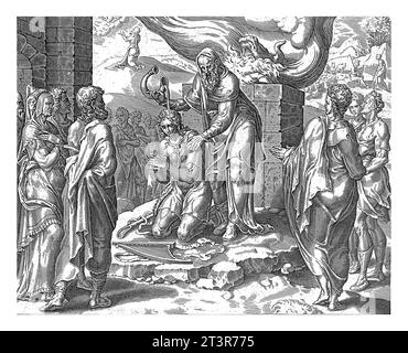 David is anointed king. Samuel anoints David and the spirit of the Lord ...