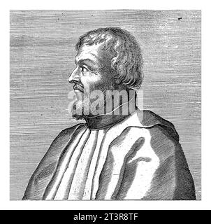 Portrait of Albert Pigge, Dutch astronomer and theologian in the service of Pope Adrian VI. Stock Photo