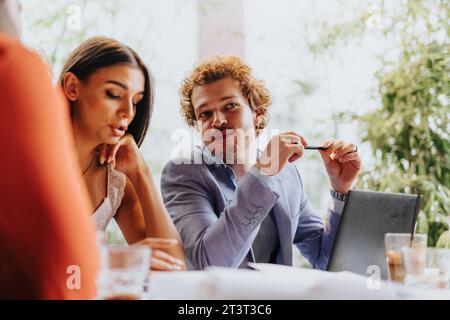 Collaborative Planning and Sustainable Design: Architects and Engineers Discussing Profitable Project Development Stock Photo